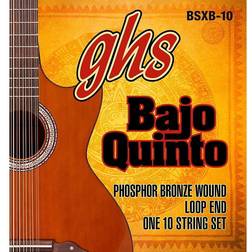 GHS Bajo Quinto 10-String Phosphor Bronze Acoustic Guitar Strings
