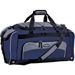 Travelers Club 24 Multi-pocket Duffel Blue