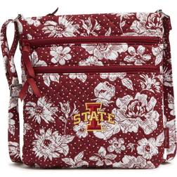 Vera Bradley Iowa State Cyclones Rain Garden Triple-Zip Hipster Crossbody Bag