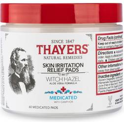 Thayers Camphor Pain Relieving Pads Witch Hazel with Aloe Vera