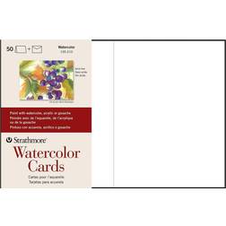 Strathmore Watercolor Blank Greeting Card pack of 50