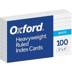 Oxford Heavyweight Ruled Index Cards, 3 X