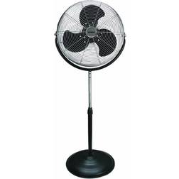 Optimus 18-in 3-Speed Indoor Black Floor Fan 84978919M