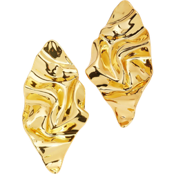 Alexis Bittar Essentials Crumpled Drop Earrings - Gold