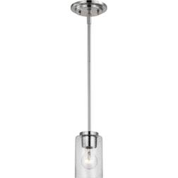 Generation Lighting Oslo Brushed Nickel Pendant Lamp 4"