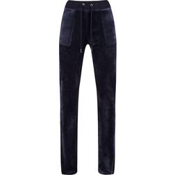 Juicy Couture Classic Velour Del Ray Pant - Night Sky