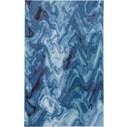 Mohawk Home Wavelength Water Abstract White, Blue