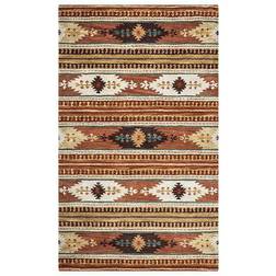 Rizzy Home Avianna Southwest Collection Gold, Brown, Green, Blue, White, Multicolor