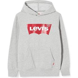 Levi's Kid's Batwing Screenprint Hoodie - Gray Heather/Grey