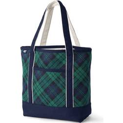 Lands' End Medium Canvas Tote Bag, Dark Green