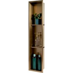 ALFI brand ALFI ABNP0836-BG Vertical Triple Shelf Shower Niche