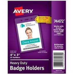 Avery 4" Portrait Heavy Duty Badge Holders, 25ct. MichaelsÂ®