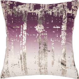 Safavieh Rensia 18-in 18-in Complete Decoration Pillows Silver, Purple (45.72x45.72)