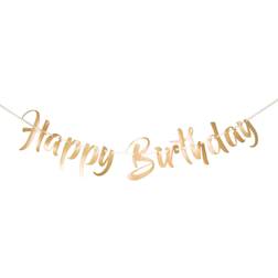 Folat HBD Luxury Gold Letter Garland 1 meter