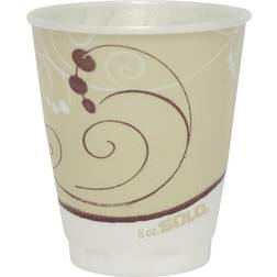 Solo 100-Count 8-oz Brown Paper Disposable Cups SCCX8J8002