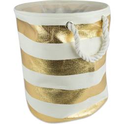 DII Large Stripe Round Paper Bin