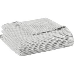 Beautyrest Bed Waffle Blankets Gray