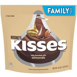 Hershey's Kisses Milk Chocolate with Almonds Candy 16oz 1