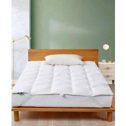 Serta Full Goose Feather Down Fiber Featherbed Duvet