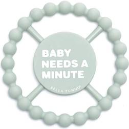 Bella Tunno "baby Needs A Minute" Happy Teether In Green Green 0-12 Months