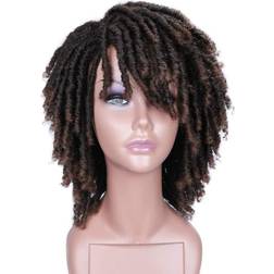 Hanne Dreadlock Afro Curly Short Twist Wig 1B/30