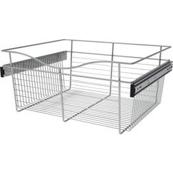 Rev-A-Shelf Closet Accessories 24-in x 11-in x 20-in Chrome Basket CB-242011CR-1 Storage System