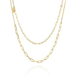 Sif Jakobs Chain Dove Necklace - Gold