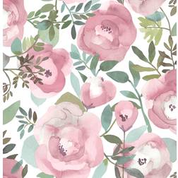 A-Street Prints Orla Pink Floral Wallpaper 2903-25839