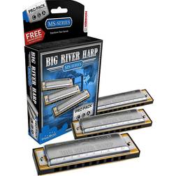 Hohner 590 Big River Harp Pro Pack Ms-Series Harmonicas