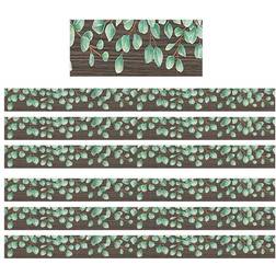 Teacher Created Resources Straight Border, 3 x 210, Eucalyptus (TCR8685-6) Quill