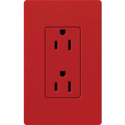 Lutron Claro 15 Amp Duplex Outlet, Hot