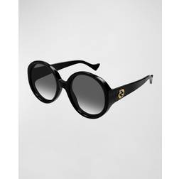 Gucci GG Round Acetate 001 BLACK