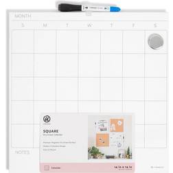 U Brands Magnetic Tile Dry Erase Calendar Whiteboard