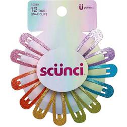 Scunci Snap Clips 12 Ct