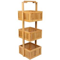 Kennedy International Organize It All Lohas Bamboo Deluxe 3-Tier