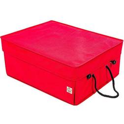 TreeKeeper Santa's Bags Ribbon Storage Box In Red Red