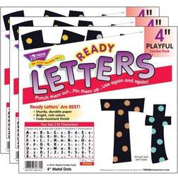 Trend Metal Dots 4 Playful Combo Ready Letters 3 Packs