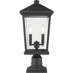 Z-Lite 568PHBR-533PM Beacon 2 Gate Lamp