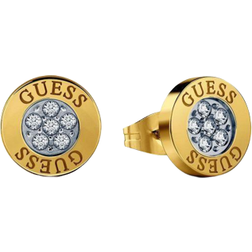 Guess Studs Party Earrings - Gold/Transparent