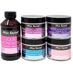 Mia Secret Liquid Monomer + Acrylic Powders Set 5-pack