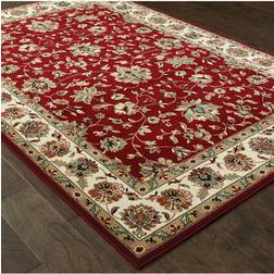 Oriental Weavers K4929R300390ST Kashan Power Loomed Polypropylene Traditional/Casual White, Red, Blue, Black