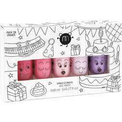 Nailmatic Kids polish set Sheepy, Polly, Cookie, Kitty, Piglou