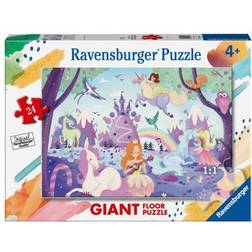 BRIO Ravensburger Gulvpuslespil Unicorns 24 brikker