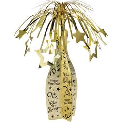 Amscan Centerpiece Gold Bottle 19" Gold 1ct