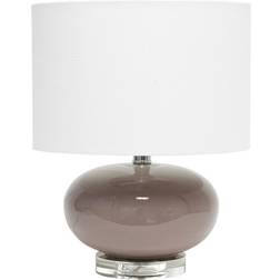 Lalia Home Modern Ovaloid Grey/White Table Lamp