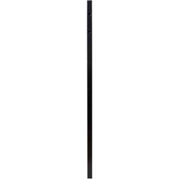FORTRESS Athens 2 2 6 Gloss Black Bottom Fence End Post