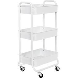 Honey Can Do 3 Tier Trolley Table 13x16.6"