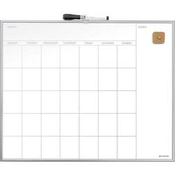 U Brands Magnetic Dry Erase Undated One Month Calendar Board 17x1.3"