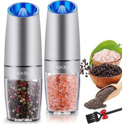 Xinxu Gravity Electric Pepper Mill, Salt Mill 8"