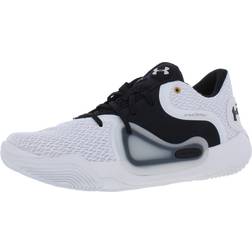 Under Armour Men's Spawn Basketball Shoe, White/White